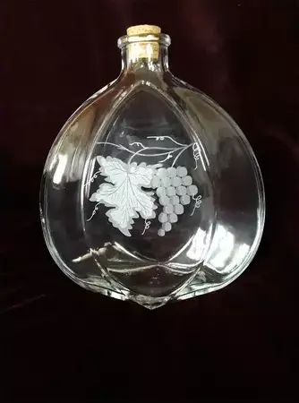 gravírozott palack