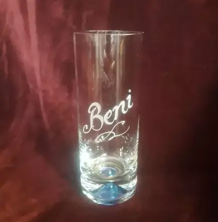gravírozott röviditalos pohár
